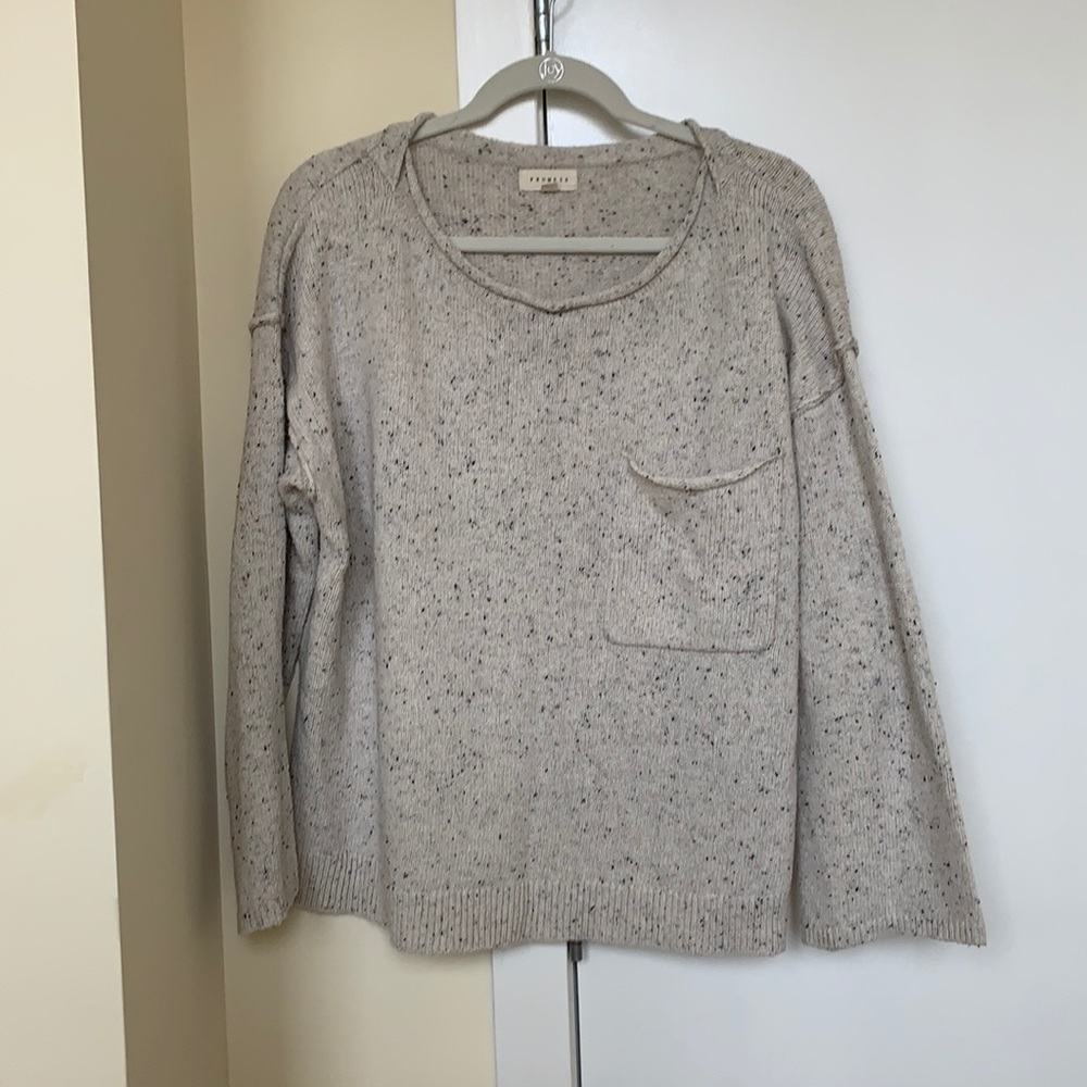 Marked Cream Sweater